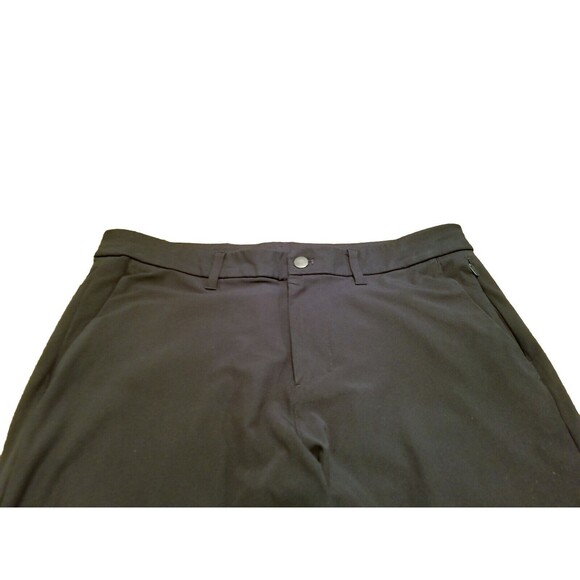 Lululemon Commission Pants Men 34 Dark Gray Stretch Trouser Athletica (35x29.5) - Picture 2 of 5